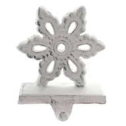 Christmas 5.0 Inch Snowflake Stocking Holder Stocking Holder , Cast Iron (1PC) -Transpac GUEST 195bb072 5776 408a bad0 9c543265df27