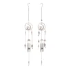Transpac Metal And Plastic Fairy Chime Set Of 2 Silver Bells And Wind Chimes For Outdoor Decoration
