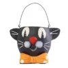 Transpac Paper Mache Cat Bucket Decorative Sculpture For Halloween Unique Indoor Tabletop Decor Gift Idea