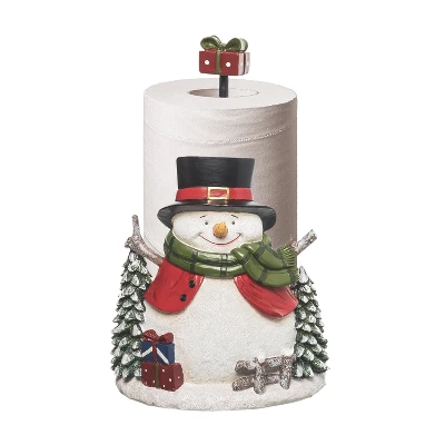 Transpac 13.5 In Multicolor Christmas Snowman Paper Towel Holder Decorative Resin Holiday Decor 1 Transpac 13.5 In Multicolor Christmas Snowman Paper Towel Holder Decorative Resin Holiday Decor