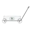 Transpac 24.5 In Off-White Christmas Enamel Tree Farm Wagon Decorative Iron Object For Holiday Decor