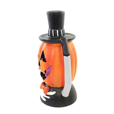 Halloween 9.5 Inch Pumpkin Head Led Halloween Figurine , Lighted Halloween Decor Light-Up Skeleton (1PC) 2 Halloween 9.5 Inch Pumpkin Head Led Halloween Figurine , Lighted Halloween Decor Light-Up Skeleton (1PC) - Image 2