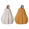 Transpac Tall Resin Corn Pumpkin Set Of 2 Decorative Sculptures Multicolor Fall Harvest Tabletop Decor For Autumn
