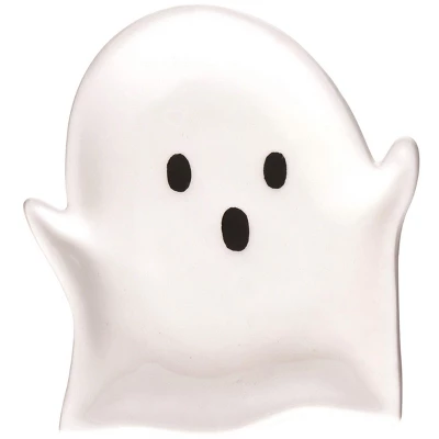 Transpac Dolomite Bat And Ghost Spoon Rest Set Of 2 For Halloween Kitchen Decor, Fun And Functional Cooking Accessories 2 Transpac Dolomite Bat And Ghost Spoon Rest Set Of 2 For Halloween Kitchen Decor, Fun And Functional Cooking Accessories - Image 2