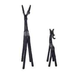 Transpac Set Of 2 Iron Reindeer Figurines Black Metal Christmas Tabletop Decor For Holiday Celebrations And Gift Giving -Transpac GUEST 335ac62c 8c67 4400 9dd0 f13835cfffb3