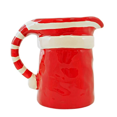 Transpac 7.5 Inch Sweet Santa Pitcher , Christmas Party Claus (1PC) 1 Transpac 7.5 Inch Sweet Santa Pitcher , Christmas Party Claus (1PC)