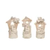 Transpac Resin Elegant Nativity Decor Set Of 3 Christmas Home Decorations Polyester Decorative Objects