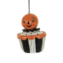 Holiday Ornament 3.25 In Halloween Cupcake Halloween Tree Ornament , Halloween Decor Pumpkin Owl Black Cat (3PC) -Transpac GUEST 49b682fa 3597 4e8d bb68 4e9893d1f7f2