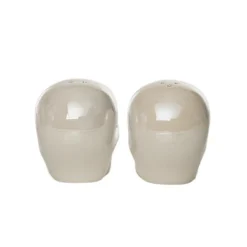 Transpac Dolomite 3 Inch Off White Halloween Iridescent Skull Salt And Pepper Shaker Set Of 2 For Spooky Decor -Transpac GUEST 4f0181fa 2273 40c8 8e8c 9930797250a5