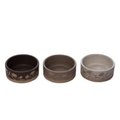 Transpac Stoneware 3.27 In. Multicolor Harvest Wildflower Ramekin Set Of 3 -Transpac GUEST 529fcf1e f3ae 494d 8364 63d930b4208b