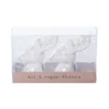 Transpac Dolomite 6 In White Christmas Elegant Reindeer Salt And Pepper Shaker Set Of 2 For Holiday Dining
