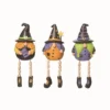 Transpac Resin Witchy Shelf Sitter Set Of 3 Decorative Figurines For Halloween Multicolored Indoor Tabletop Decor
