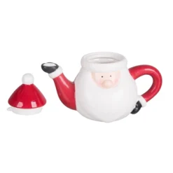 Transpac Dolomite 9 Inch Multicolor Christmas Santa Teapot Perfect For Holiday Tea Parties And Festive Decor -Transpac GUEST 5f029fac 0a87 4810 aa30 dea5ae2e1f05