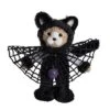 Transpac Thread Cat With Costume Decorative Plush Figurine Halloween Black Foam Tabletop Decor For Cat Lovers And Gifts