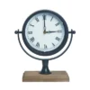 Transpac Metal 12.01" Multicolored Everyday Weathered Clock