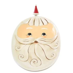 Tabletop 12.5 Inch Santa Platter W/Hat Spreader , Christmas Johanna Parker (2PC) -Transpac GUEST 66a8cccd 41b2 4852 9cdb eb3e3c3c46a1