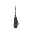 Transpac 26 In Black Halloween Weighted Witch Broom Natural Wood Decorative Object For Spooky Decor