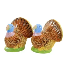 Tabletop 2.5 Inch Classic Harvest Turkey S&P , Thanksgiving Gobble (2PC) -Transpac GUEST 756e0586 32bf 4f10 a466 66831eb8f50a