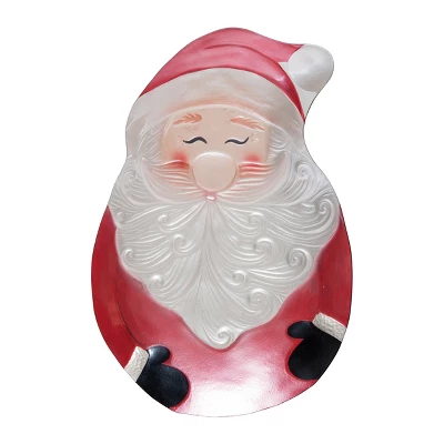 Transpac 14.96 In Multicolor Christmas Santa Platter Glass Serving Dish For Holiday Entertaining 1 Transpac 14.96 In Multicolor Christmas Santa Platter Glass Serving Dish For Holiday Entertaining