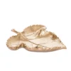 Transpac 9.37 In Gold Harvest Leaf Decorative Object Polyresin Fall Home Decor