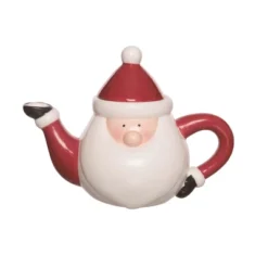 Transpac Dolomite 9 Inch Multicolor Christmas Santa Teapot Perfect For Holiday Tea Parties And Festive Decor -Transpac GUEST 7c193ad0 79c3 4220 8149 abb1041a12a3