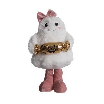 Transpac Plush Standing Ghost Decorative Figurine For Halloween Indoor Use Adorable Tabletop Decoration Gift 1 Transpac Plush Standing Ghost Decorative Figurine For Halloween Indoor Use Adorable Tabletop Decoration Gift