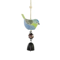 Home & Garden Bright Bird Bell - One Bell 10.0 Inches - Hanging Yard Decor - - Polyresin - Multicolored -Transpac GUEST 88dcd37e ee72 41a8 8537 ced3c6b34255