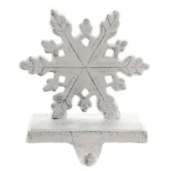 Christmas 5.0 Inch Snowflake Stocking Holder Stocking Holder , Cast Iron (1PC) -Transpac GUEST 8ace4c49 b570 4ec7 b2d5 0af6b4c9931c