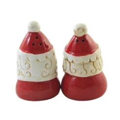 Tabletop 3.5 Inch Mr./Mrs. Claus Salt And Pepper , Christmas Johanna Parker (2PC)