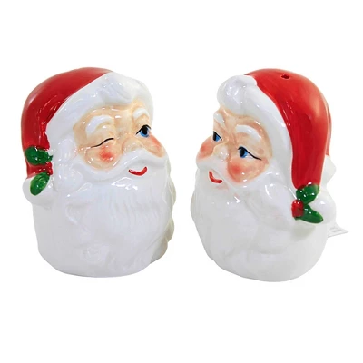 Tabletop 2.75 In Vintage Looking Santa S & P , Shakers Claus Christmas (2PC) 2 Tabletop 2.75 In Vintage Looking Santa S & P , Shakers Claus Christmas (2PC) - Image 2