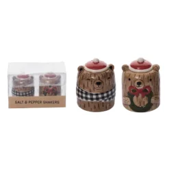 Transpac Dolomite 5 In Multicolor Christmas Lodge Bear Salt And Pepper Shaker Set Of 2 For Holiday Dining 7 Transpac Dolomite 5 In Multicolor Christmas Lodge Bear Salt And Pepper Shaker Set Of 2 For Holiday Dining -Transpac GUEST a5e1e125 3c88 4c55 bfae 7075255929da