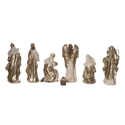 Transpac 3.75 In Multicolor Christmas Nativity Set Of 7 Elegant Decorative Polyresin Figures 2 Transpac 3.75 In Multicolor Christmas Nativity Set Of 7 Elegant Decorative Polyresin Figures - Image 2
