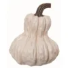 Transpac Resin White Harvest Tall Pastel Pumpkin Decor