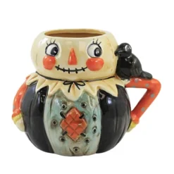 Tabletop Scarecrow Mug Fall Scare Crow Drink Transpac - Drinkware -Transpac GUEST b376ae25 f311 449e af14 1c6115d4233c