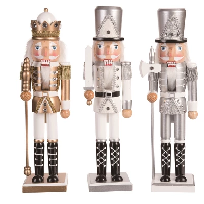 Transpac Wood Glitz Nutcracker Figurine Set Of 3 Colorful Decorative Nutcrackers For Christmas Tabletop Decor 1 Transpac Wood Glitz Nutcracker Figurine Set Of 3 Colorful Decorative Nutcrackers For Christmas Tabletop Decor