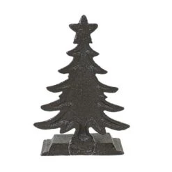 Christmas 6.0 Inch Rustic Tree Stocking Holder Stocking Holder , Star Mantle (1PC)