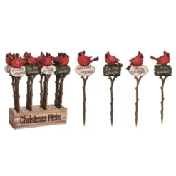 Transpac Multicolored Cardinal Plant Stake 13 In. (Case Of 24)