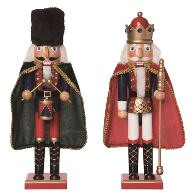 Transpac Wood Fancy Nutcracker Set Of 2 Decorative Nutcrackers For Christmas Multicolor Tabletop Decor Indoor Use 1 Transpac Wood Fancy Nutcracker Set Of 2 Decorative Nutcrackers For Christmas Multicolor Tabletop Decor Indoor Use