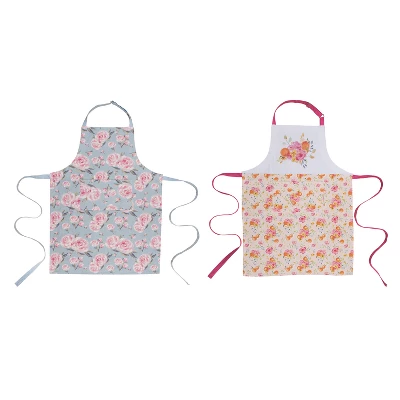 Transpac Cotton Oranges And Peonies Aprons Set Of 2 Everyday Kitchen Textiles Home Decorations Cotton 1 Transpac Cotton Oranges And Peonies Aprons Set Of 2 Everyday Kitchen Textiles Home Decorations Cotton