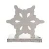 Christmas 5.0 Inch Snowflake Stocking Holder Stocking Holder , Cast Iron (1PC)