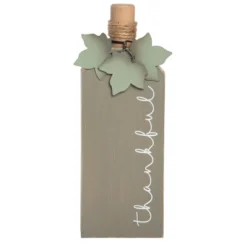 Transpac Wood 11 In. Multicolored Harvest Elongated Pumpkin Decor