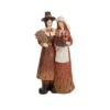 Transpac Resin Harvest Pilgrim Couple Figurines Fall Decor Multicolored Tabletop Indoor Gifts For Seasonal Celebrations
