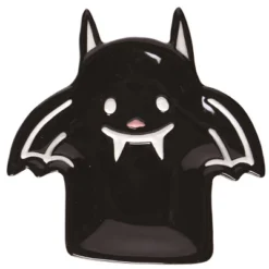 Transpac Dolomite Bat And Ghost Spoon Rest Set Of 2 For Halloween Kitchen Decor, Fun And Functional Cooking Accessories