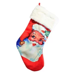 Christmas 19.0 Inch Santa Claus Stocking , Vintage-Looking (1PC) 7 Christmas 19.0 Inch Santa Claus Stocking , Vintage-Looking (1PC) -Transpac GUEST ecfa1f54 9aa0 4c43 aebc b5086e5333f9