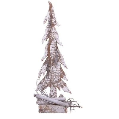 Transpac Rustic Holiday Wood Santa Snowman Tree Tabletop Decoration Set Of 4 10 Inch Christmas Decor 4 Transpac Rustic Holiday Wood Santa Snowman Tree Tabletop Decoration Set Of 4 10 Inch Christmas Decor - Image 4