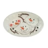 Transpac 20.5 In White Christmas Fused Snowman Pals Platter Perfect For Holiday Serving And Festive Gatherings