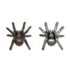 Transpac Iron Spider Decorative Object Set Of 2 - Unique Metal Home Decor For Spooky And Stylish Interiors